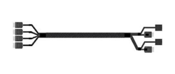 Intel A2u4pswcxcxk2 Cable Serial Attached Scsi (Sas) 0,875 M Negro