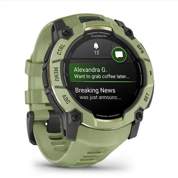 Instinct 3,50mm,Amoled,Fern Green/Gray, Fern Green Band, Ww
