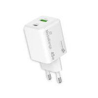 Cargador Mediarange Dual Usb-A Y Usb-C 45w