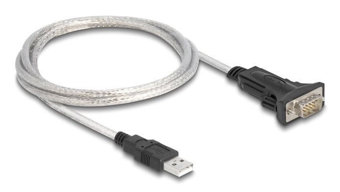 Delock Adapter Usb 2.0 Typ-A Zu 1 X Seriell Rs-422 485 Stecker Mit 6 Pin Terminalblock 5 V 1 M