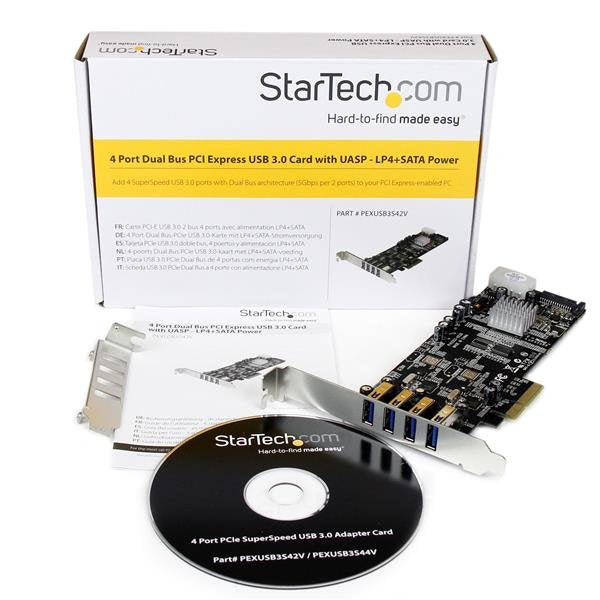 Startech Tarjeta Pci Express Con 4 Puertos Usb 3.0