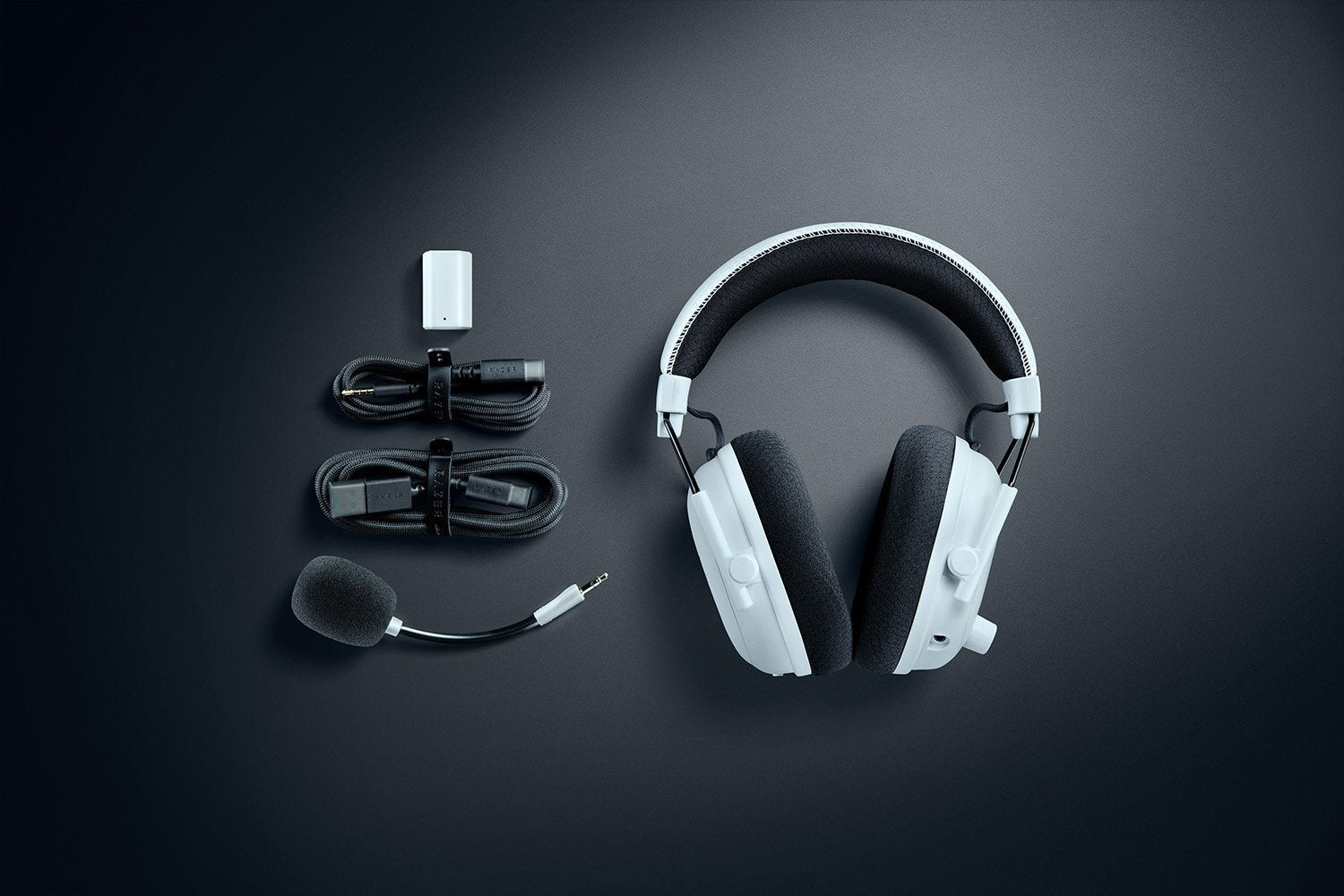 Razer Negroshark V3 Pro (Blanco/Negro, Anc, 2,4 Ghz-Dongle, Bluetooth, Usb, 3,5 Mm Klinke) Rz04-05400200-R3m1