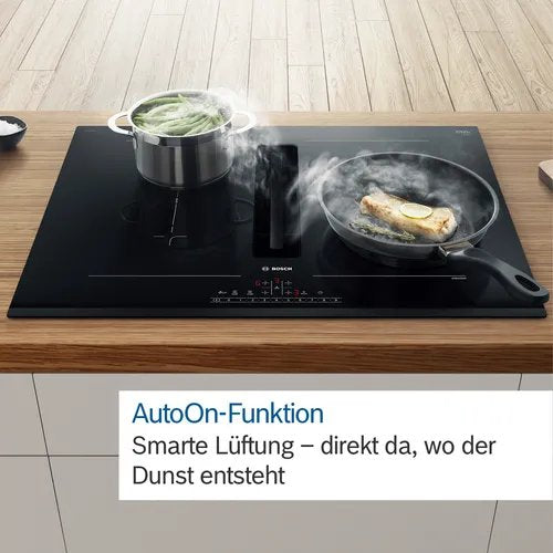 EAN 4242005440191 - Bosch PVQ711GA7 hobs Negro Integrado 70 cm Con placa de inducción 4 zona(s) Campana integrada imagen 6