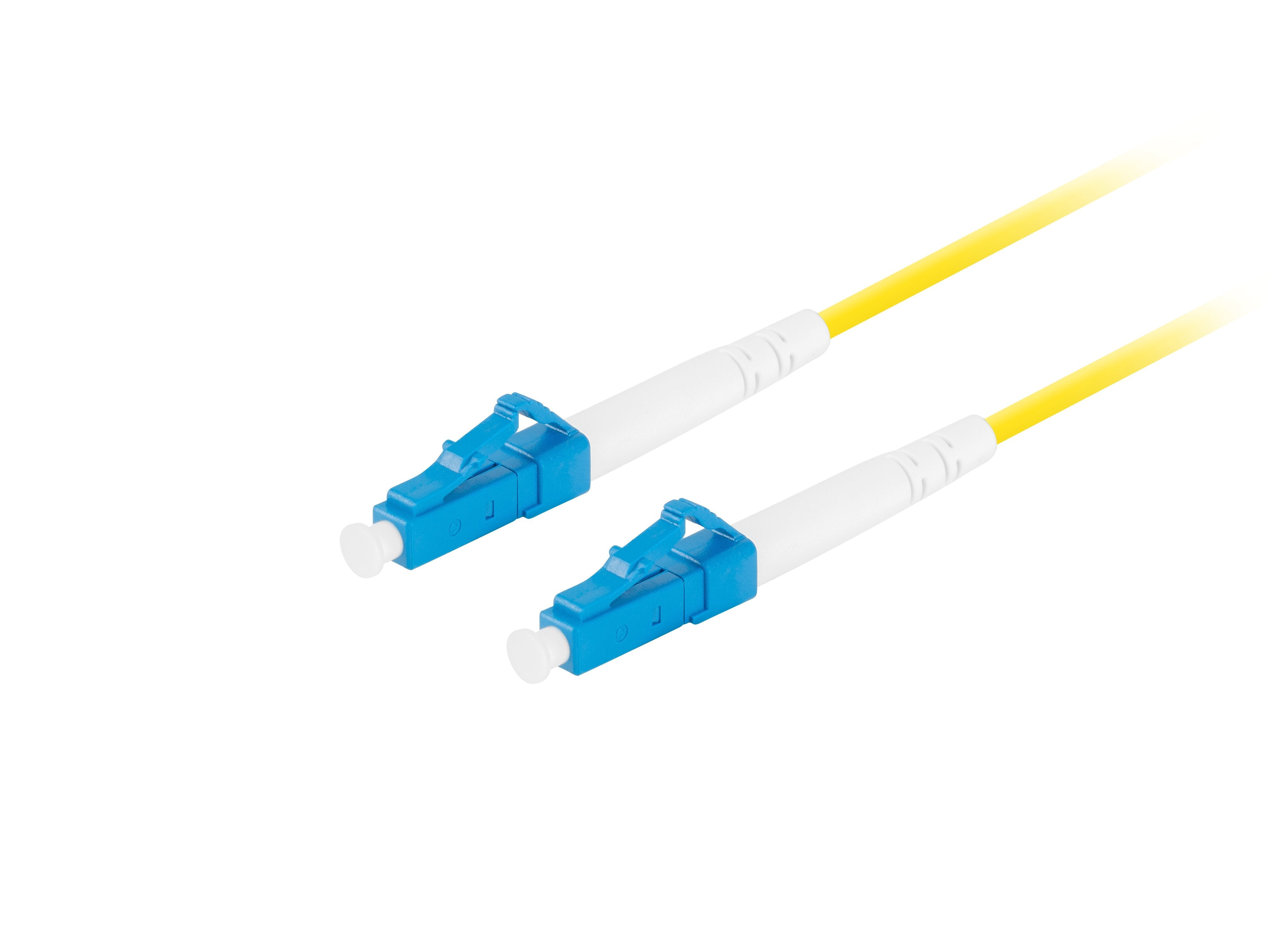 Cable Fibra Óptica 1m Lanberg Mono Lc/Upc-Lc/Upc Simplex G657a1 Lszh Amarillo