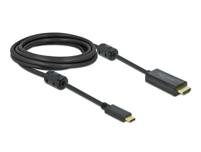 Delock Cable Usb Tipo-C -> Hdmi Activo (Dp Alt Mode) 4k 60 Hz 3 M