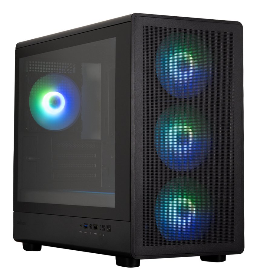 Caja Pc Zalman M5 Matx 4 X Vent 120mm Argb 2xusb 3.0 Negro S/N Fuente