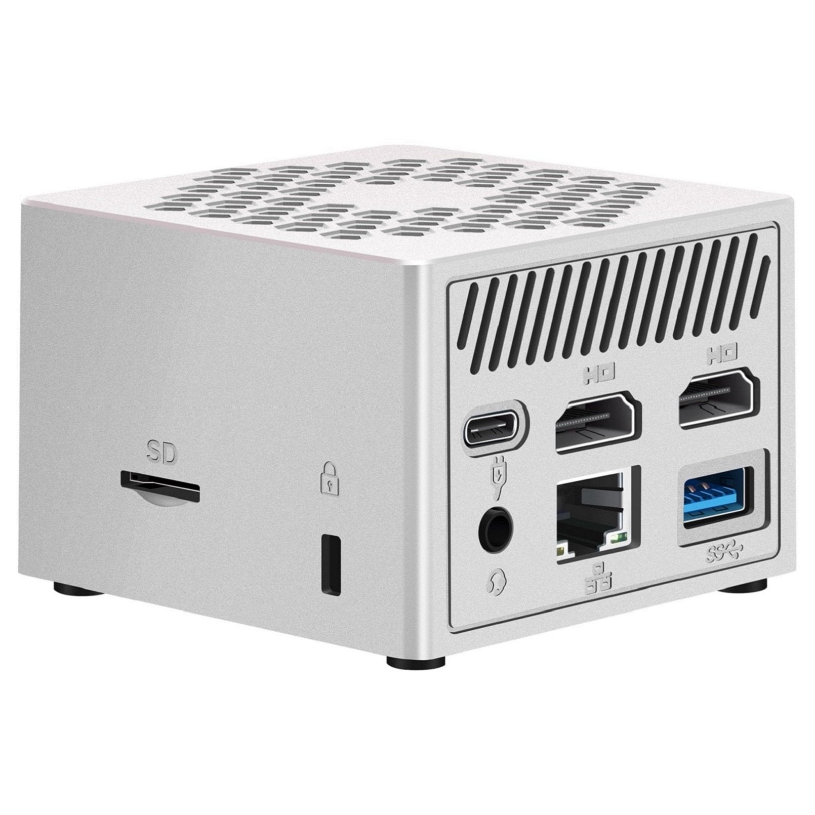 Minipc Leotec Intel N100 12gb 256gb M.2 Win11 Pro Pre-Instal Plata