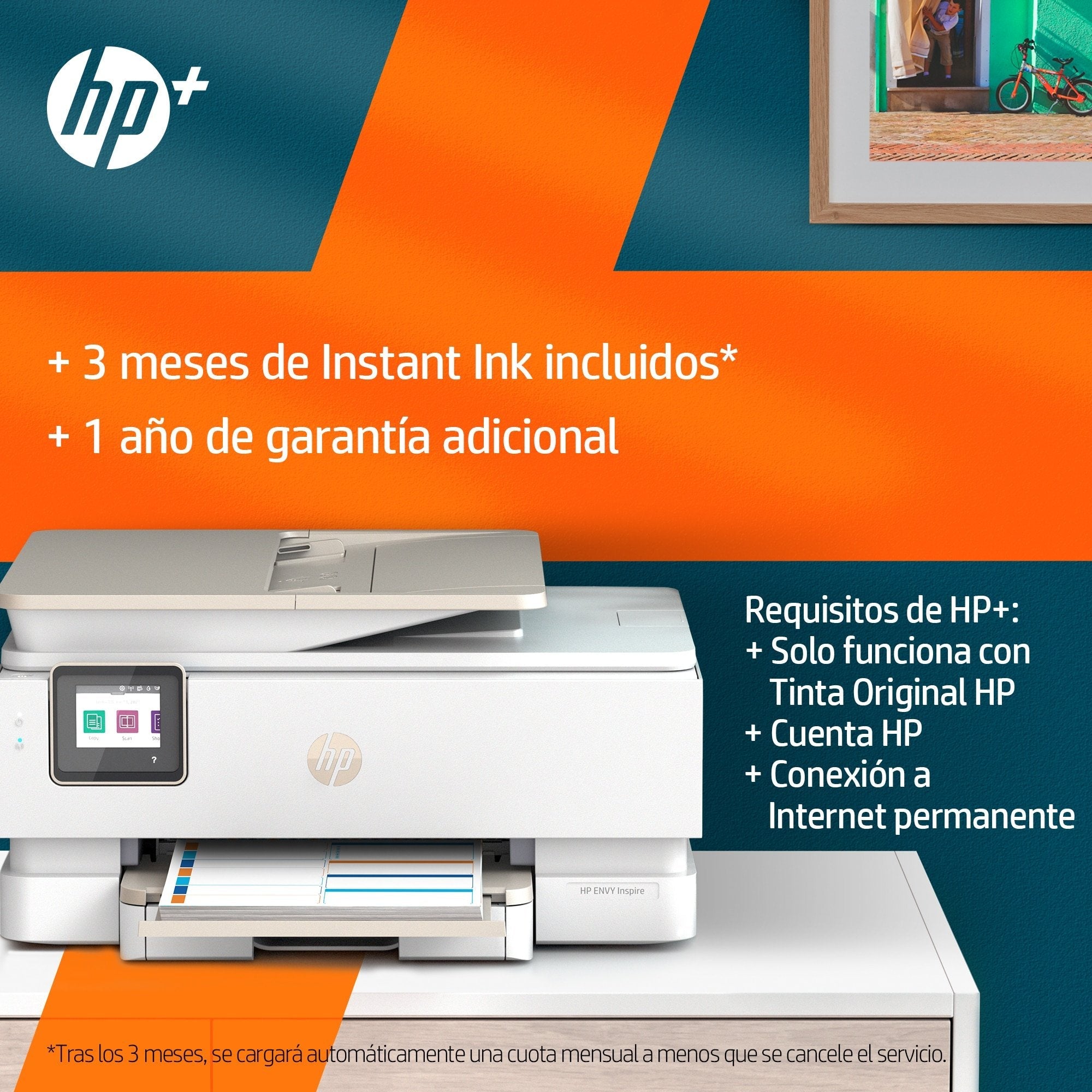 Multifunción Hp Envy Inspire 7920e Wifi Dúplex Blanca Portobello