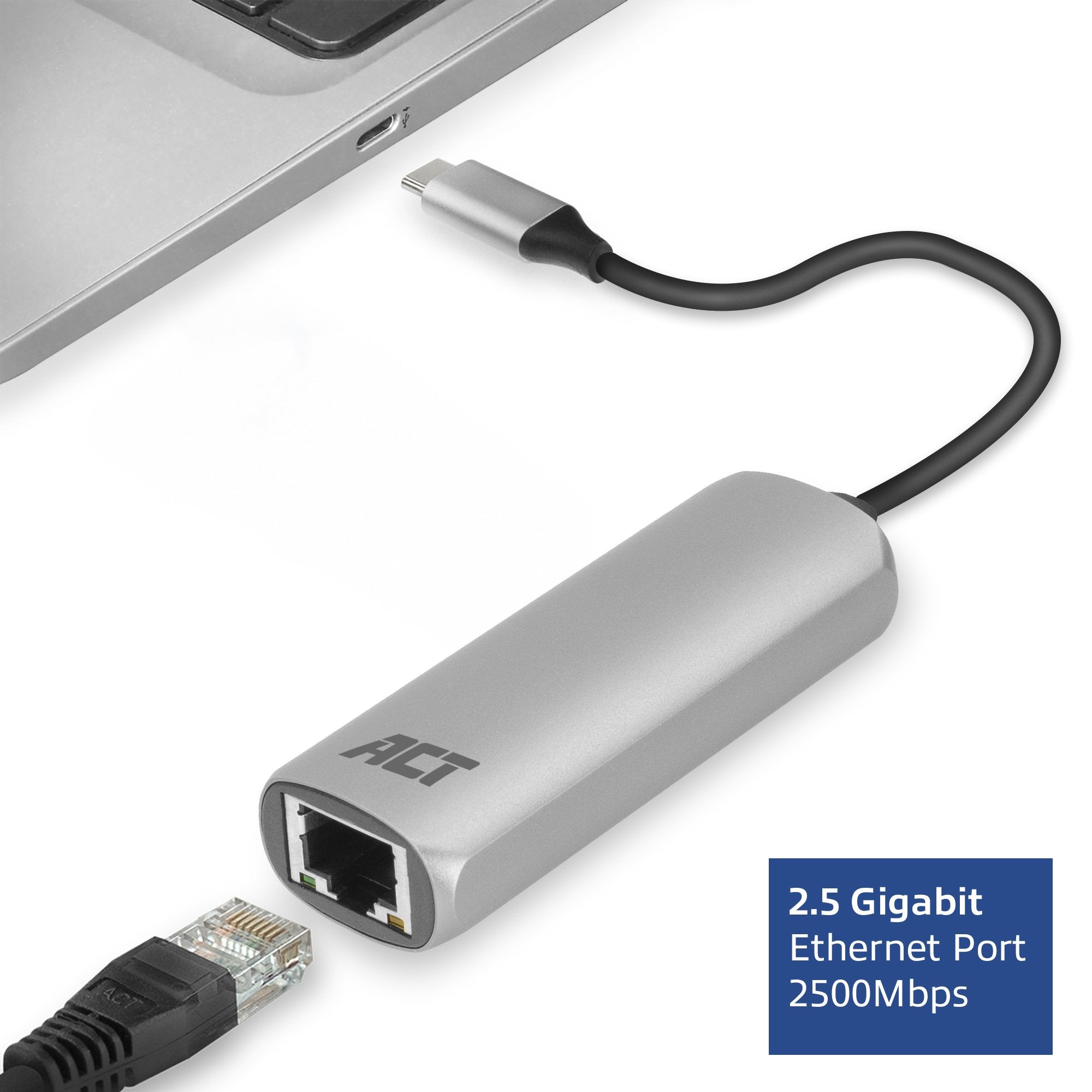 Adaptador Act Connectivity Usb C A Rj45 Ethernet 2.5gb