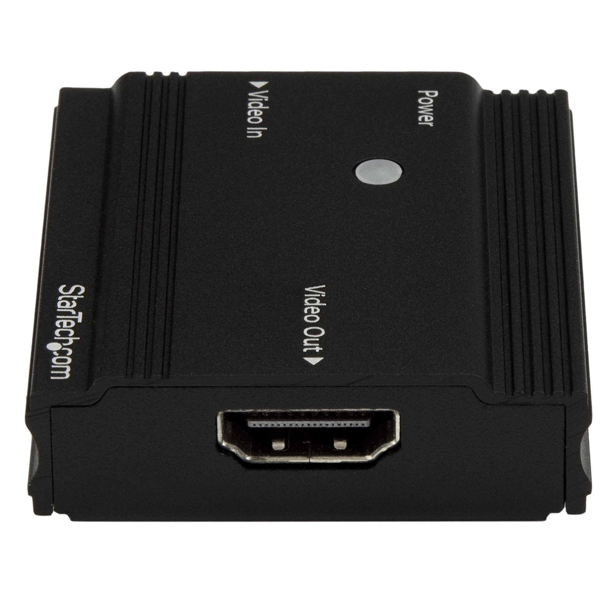 EAN 65030866422 - StarTech.com HDBOOST4K extensor audio/video Repetidor de señales AV Negro imagen 3