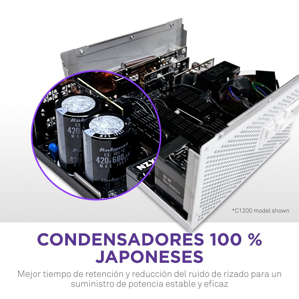 EAN 5056547206417 - NZXT C850 Gold ATX 3.1 unidad de fuente de alimentación 850 W 24-pin ATX Blanco imagen 8