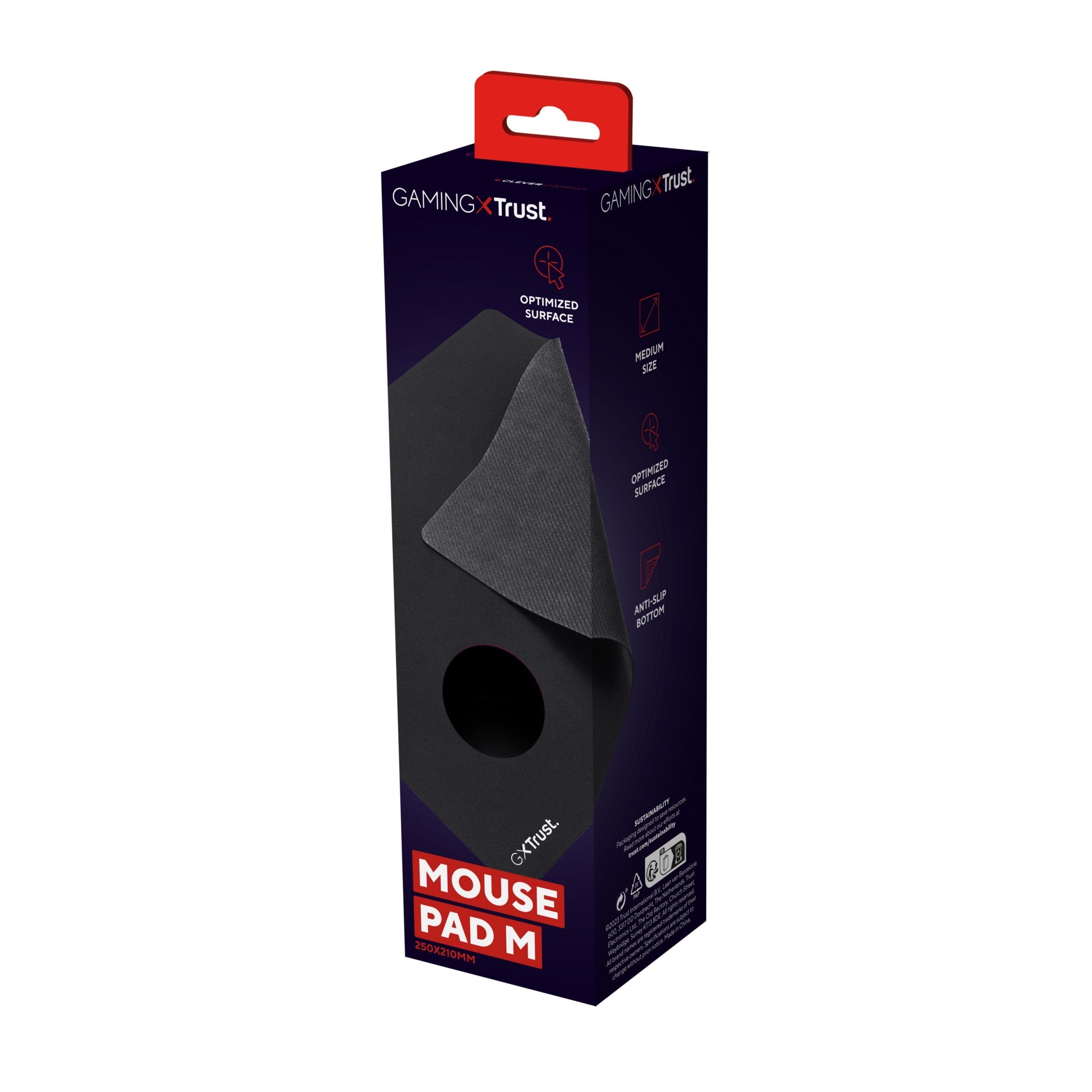 Alfombrilla Trust Gaming Gxt 752 M 250 X 210 X 3 Mm