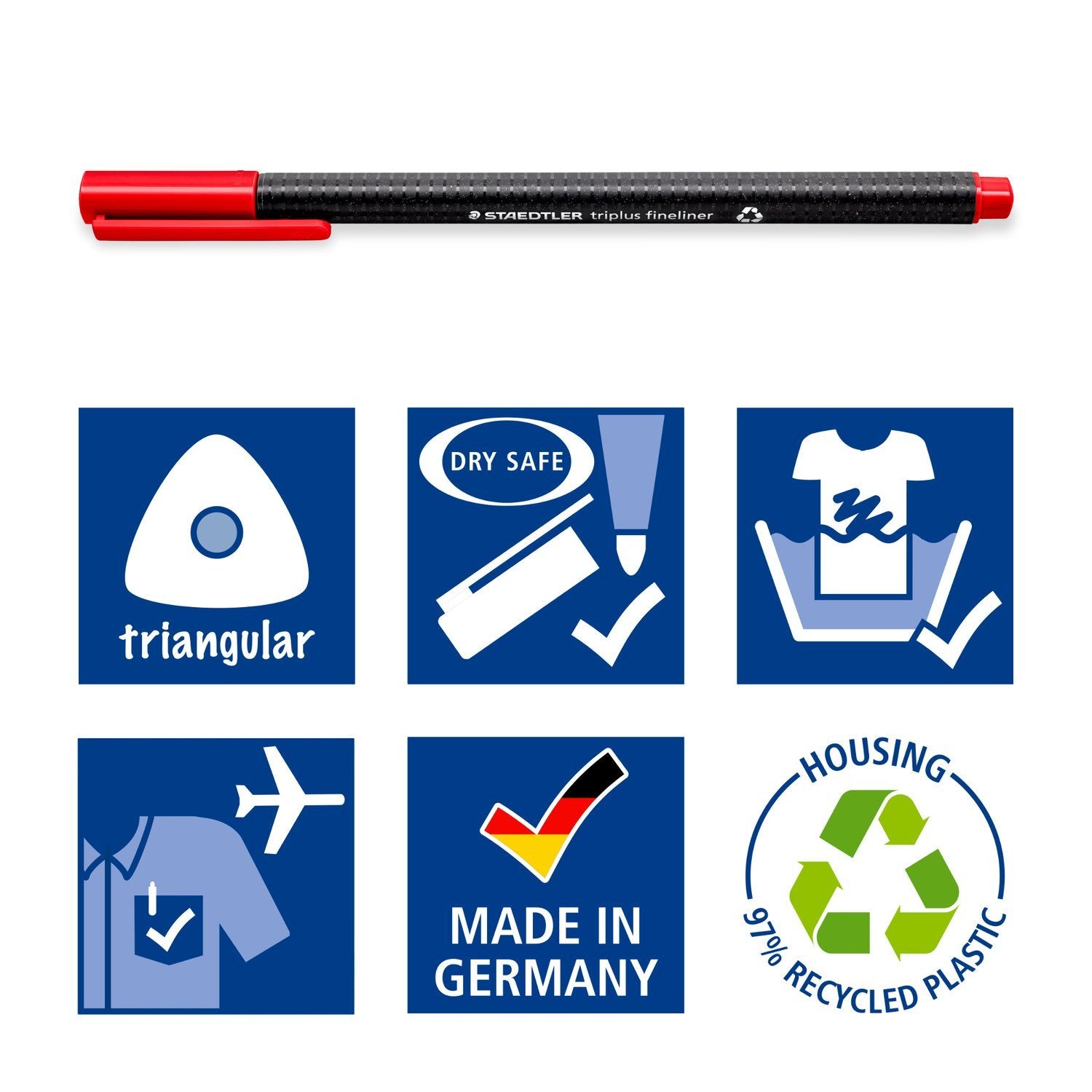 EAN 4007817060933 - Staedtler 334 C10 rotulador de punta fina Superfino Negro, Azul, Marrón, Verde, Azul claro, Verde claro, imagen 4