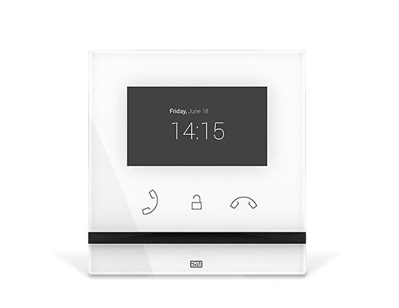 2n Telecommunications Indoor Compact Sistema De Intercomunicación De Video 10,9 Cm (4.3") Blanco