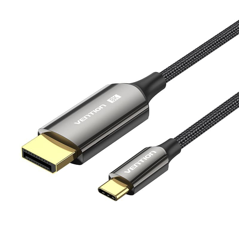 EAN 6922794785403 - Vention CRFBF adaptador de cable de vídeo 1 m USB Tipo C DisplayPort Negro imagen 1