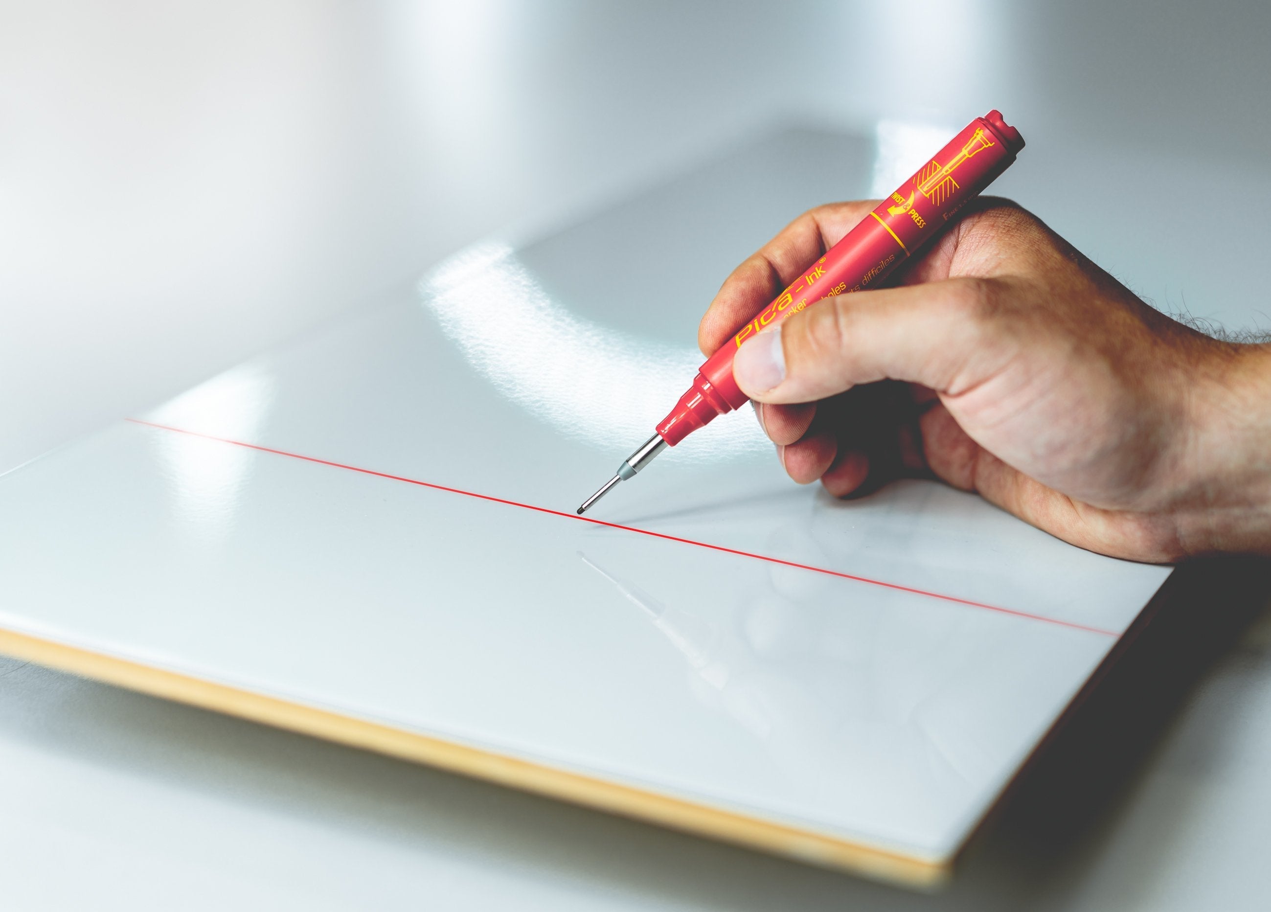 Pica Ink Deep Hole Marker Red