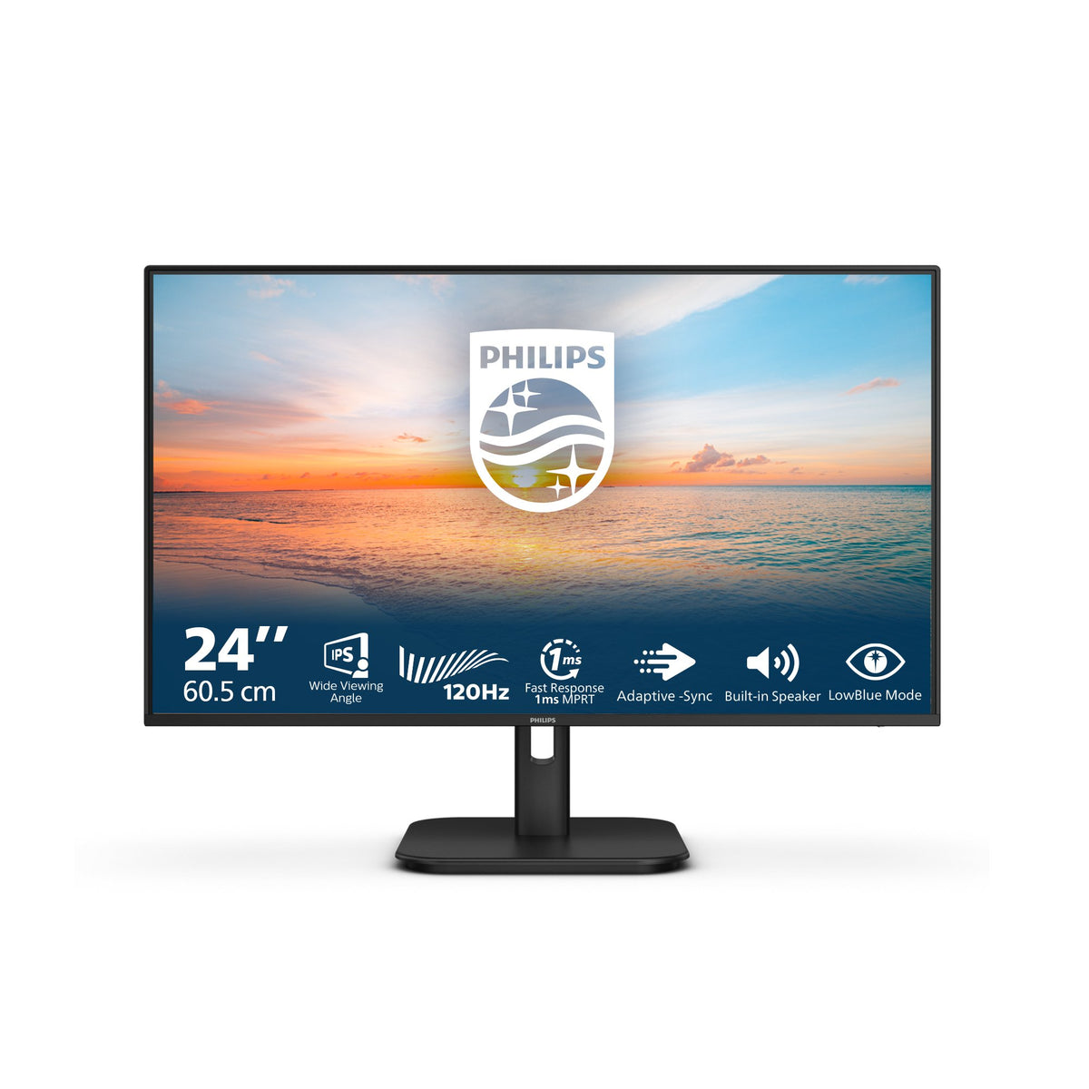 EAN 8721038000436 - Philips 1000 series 24E1N1200A/00 pantalla para PC 60,5 cm (23.8") 1920 x 1080 Pixeles Full HD LCD Negro imagen 2