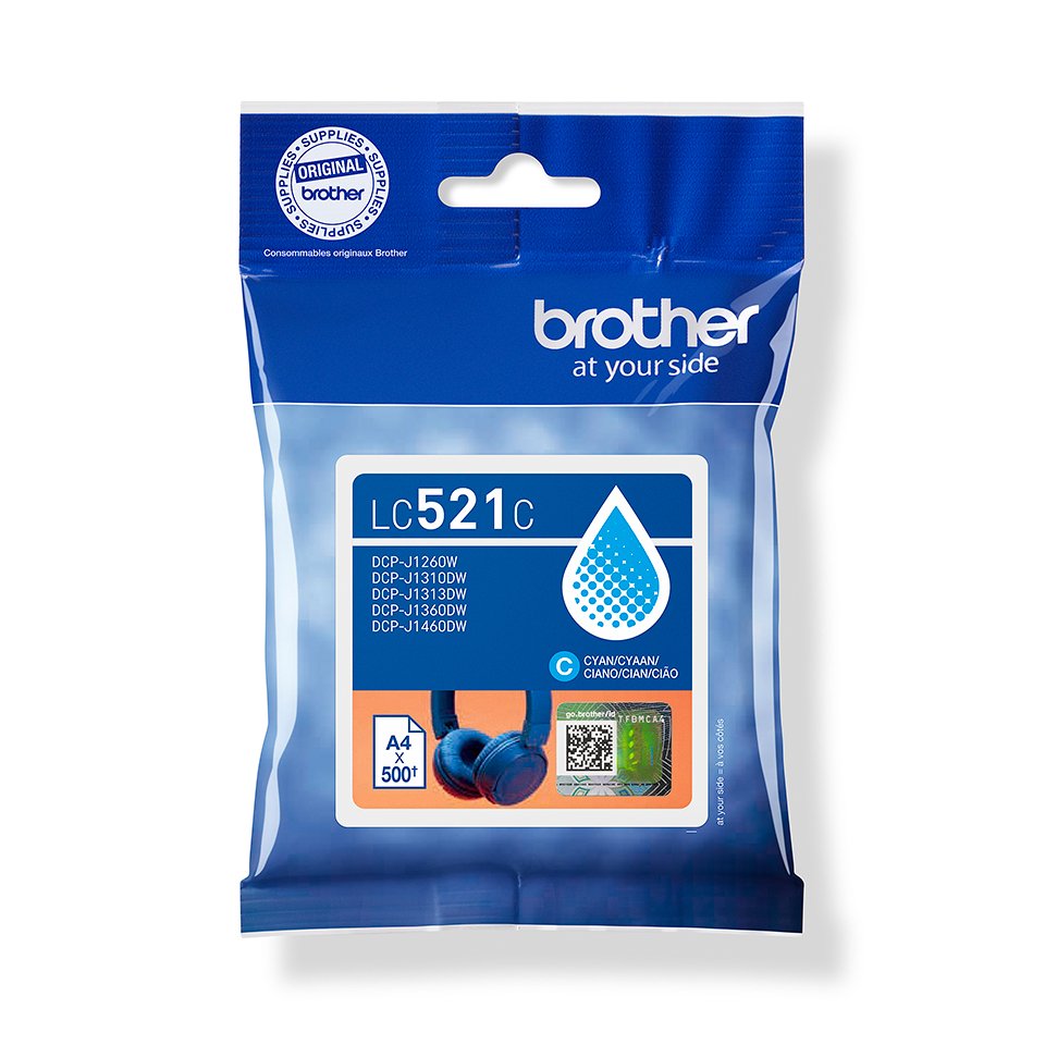 EAN 4977766839204 - Brother LC521C cartucho de tinta 1 pieza(s) Original Cian imagen 1