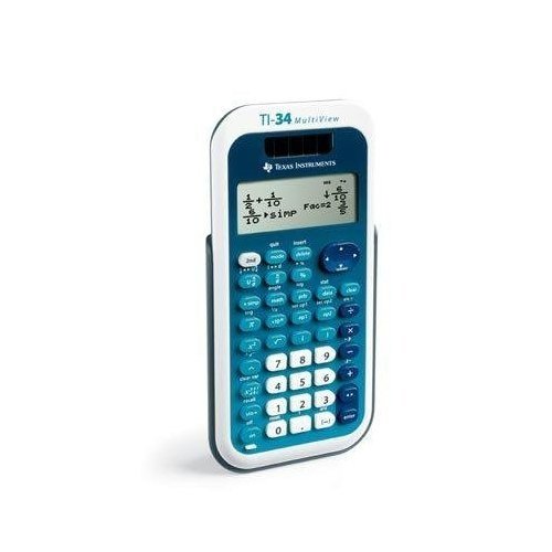 EAN 3243480017176 - Texas Instruments TI-34 calculadora Bolsillo Calculadora científica Azul, Blanco imagen 2