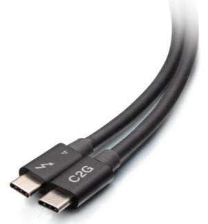 EAN 757120288862 - C2G C2G28886 0,76 m 40 Gbit/s Negro imagen 1