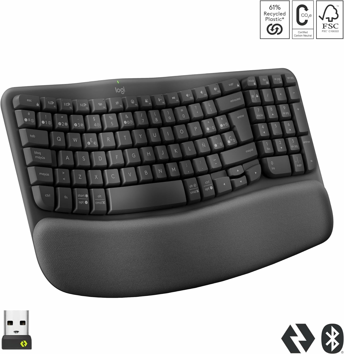 EAN 5099206117204 - Logitech 920-012296 teclado Oficina RF Wireless + Bluetooth imagen 11