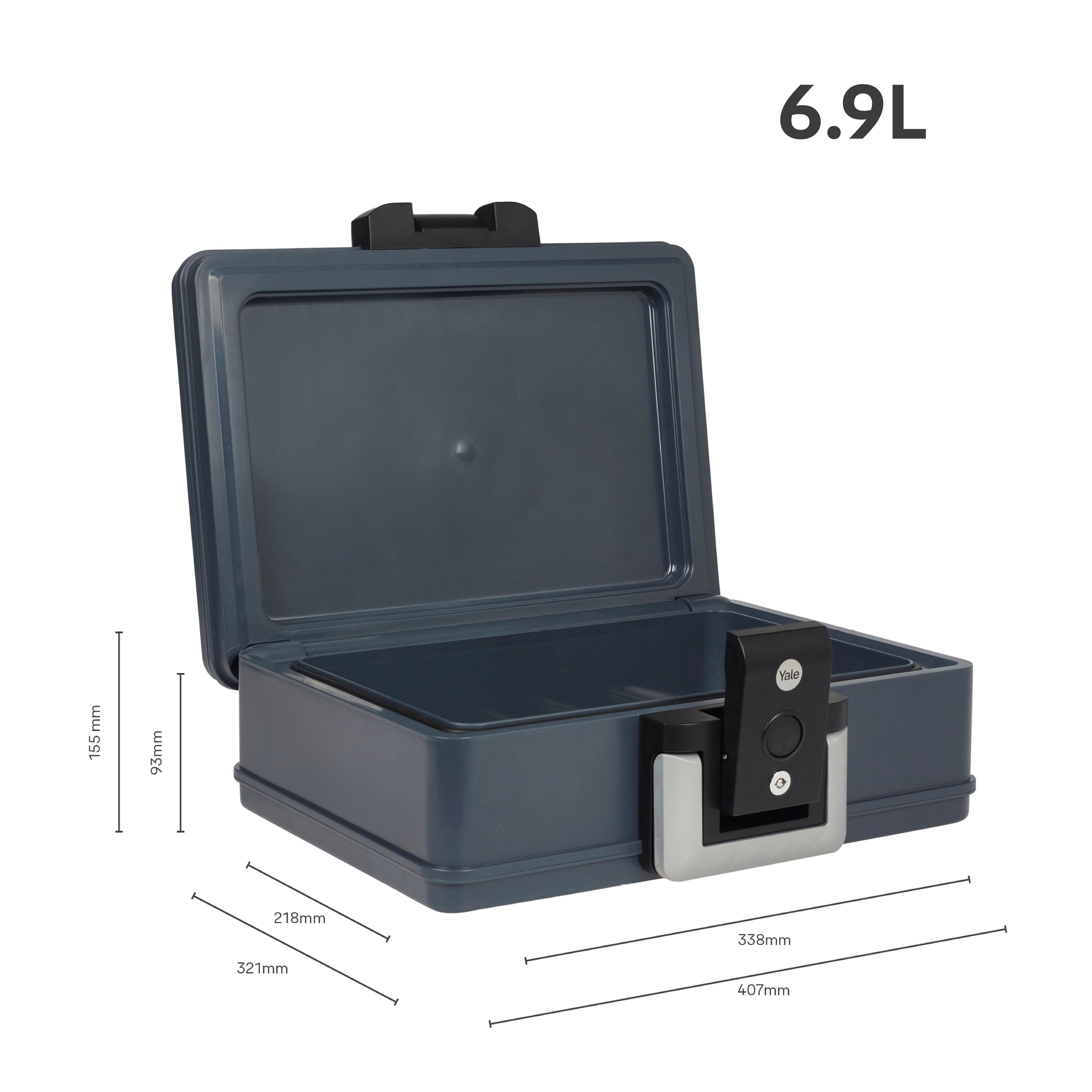 EAN 5052847125908 - Yale YFWC/155/KB1 caja fuerte Transporte seguro 6,9 L Plástico Gris imagen 13