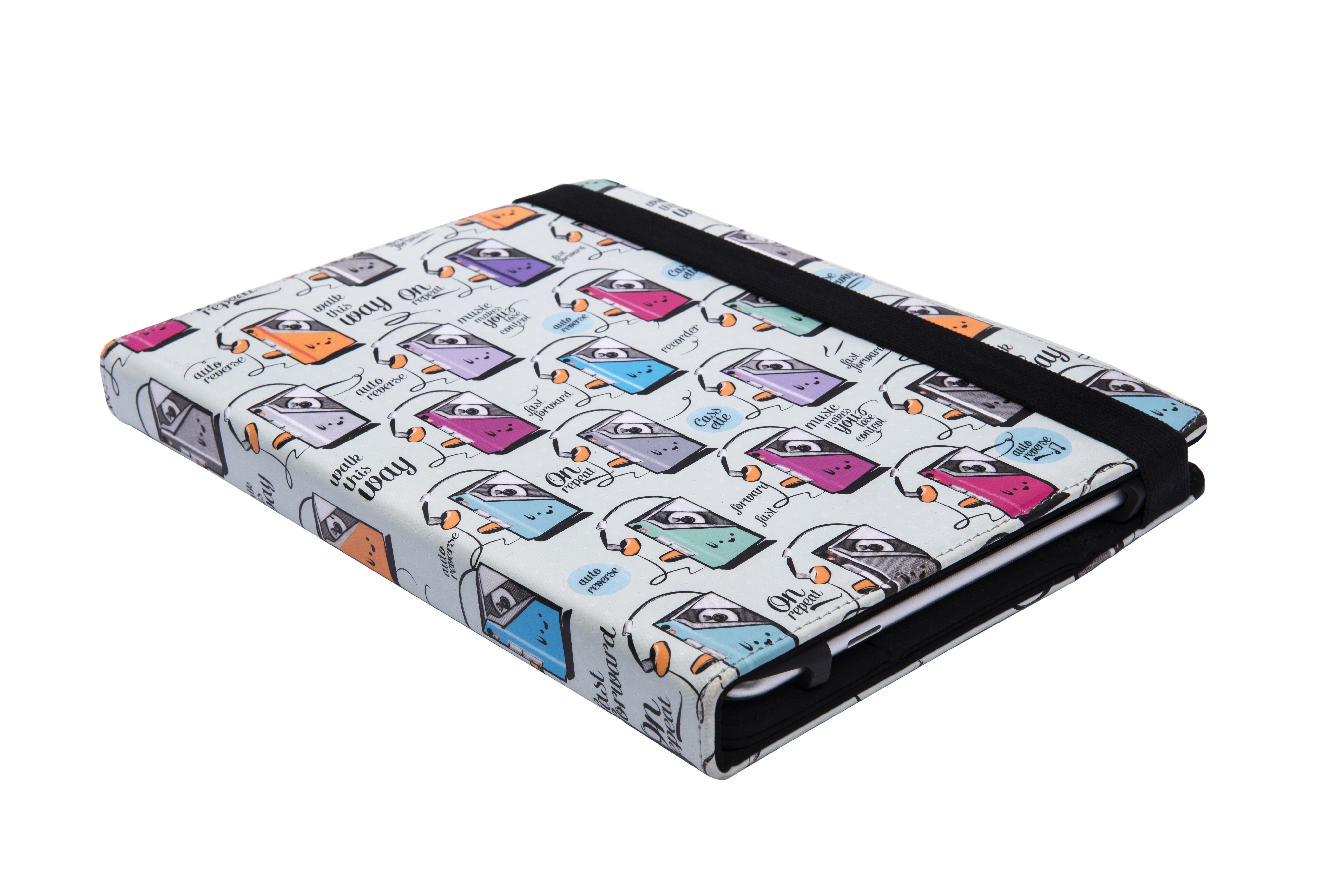 Funda Universal Estampada Para Tablets De 9 A 10.4 Pulgadas Modelo Cassette