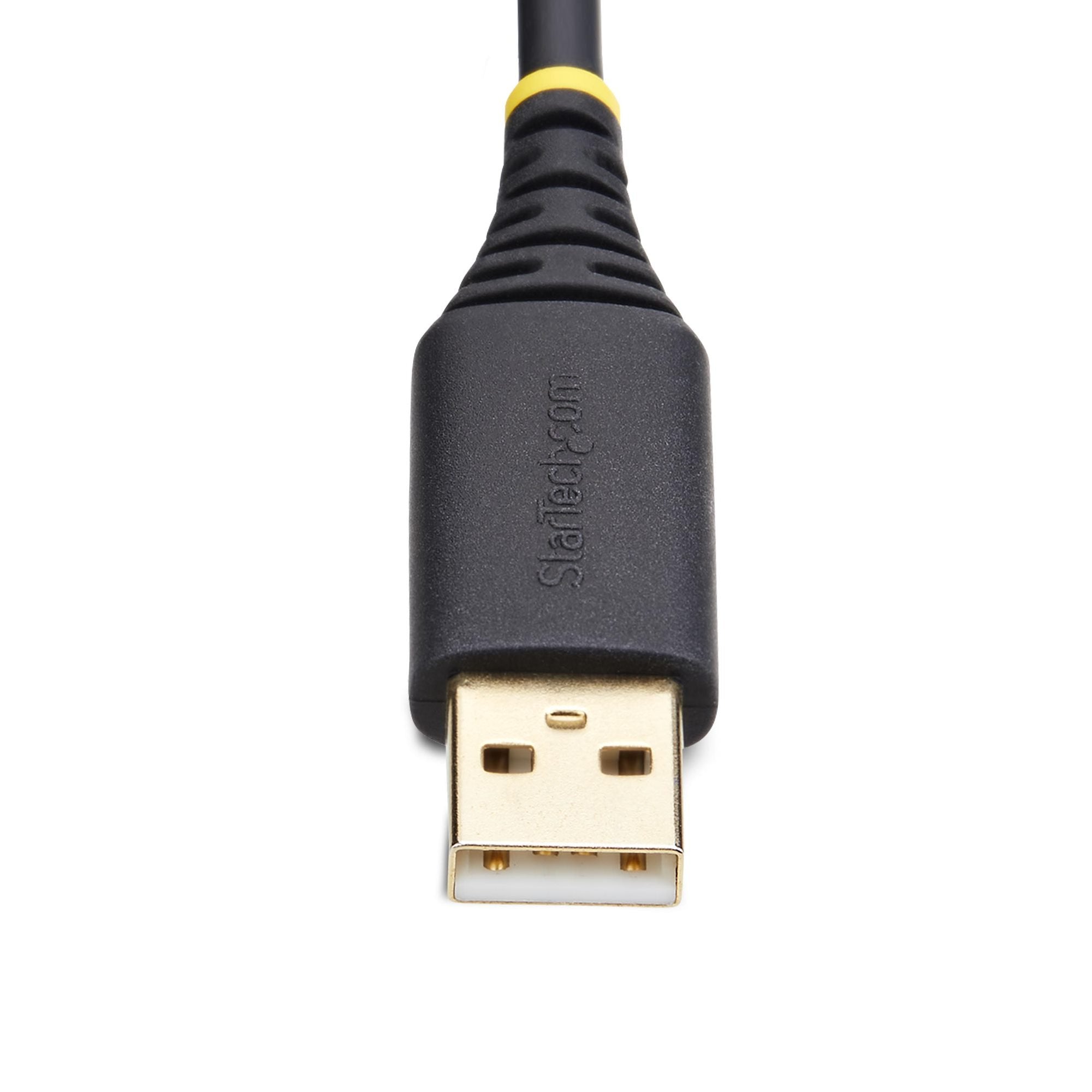 EAN 0065030898300 - StarTech.com 1P1FFC-USB-SERIAL cable de serie Negro 0,3 m USB tipo A DB-9 imagen 4