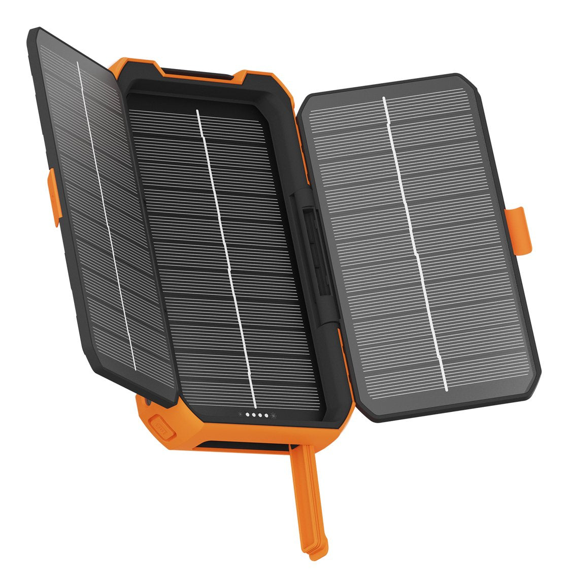 Power Bank Rugerizado De Energia Solar Xr-203 10000mah Negro/Naranja Xtorm 10000mah/ Ip65/ 2xusb-C Pd Hasta 20w, 1xusb-A/ Linterna/ Paneles Solares