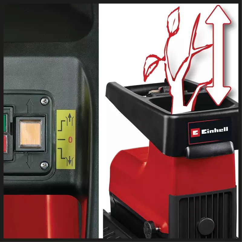 Trituradora Eléctrica Silenciosa Einhell Gc-Rs 60 Cb Rojo/Negro, 2.300 Vatios 3430635