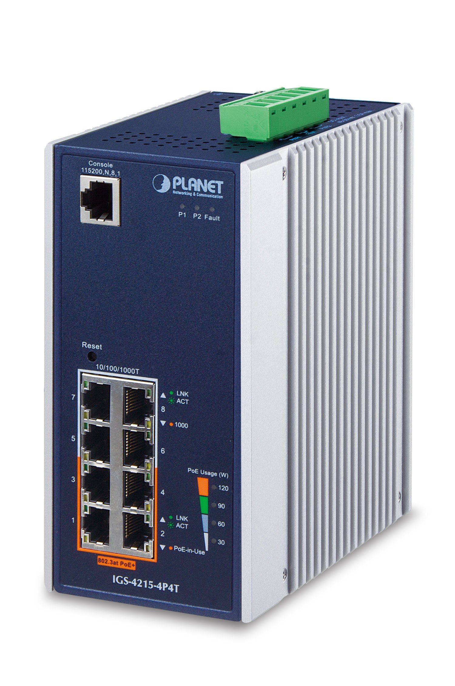 EAN 4711605281591 - PLANET IGS-4215-4P4T switch Gestionado L2/L4 Gigabit Ethernet (10/100/1000) Energía sobre Ethernet (PoE) imagen 1