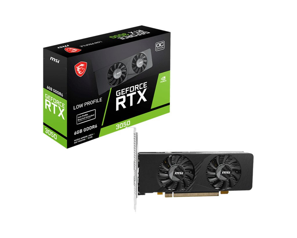 Tarjeta Grafica Msi Rtx 3050 Lp E 6gb Oc