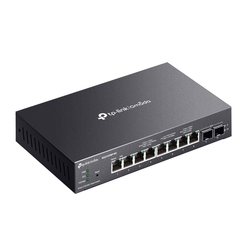 EAN 4895252504774 - TP-Link Omada SG2210XMP-M2 switch Gestionado L2/L2+ 2.5G Ethernet (100/1000/2500) Energía sobre Ethernet imagen 3