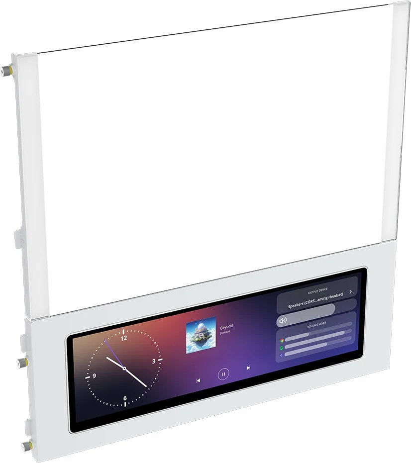 Caja Pc Corsair Geh Midi Frame 4000d Lcd Rs Argb Mid-Tower, Blanco