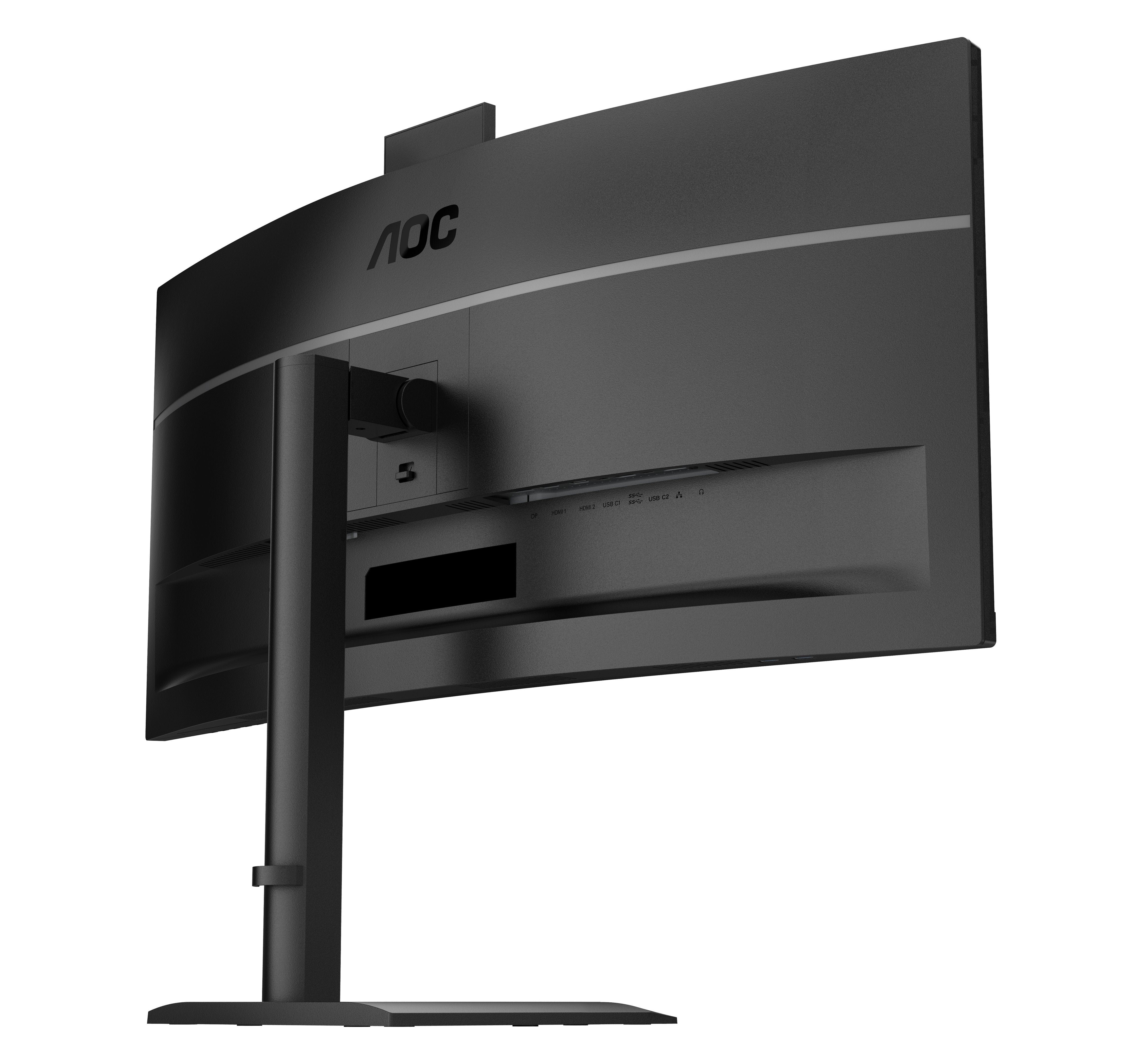 Aoc Cu34e4cv - 34 Zoll Wqhd Curved, (3440x1440, 120 Hz, 2x Hdmi 2.0, Dp 1.4, Dp, Usb-C (90 W Power Delivery), Rj45, Usb Hub) Schwarz