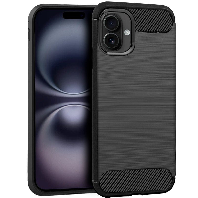 Funda Cool Iphone 16 Carbon Negro