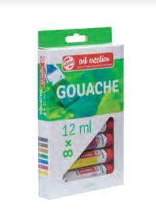 Talens Art Creation Set De Colores Témpera Tubo 12ml Gouache Estuche 8 Ud