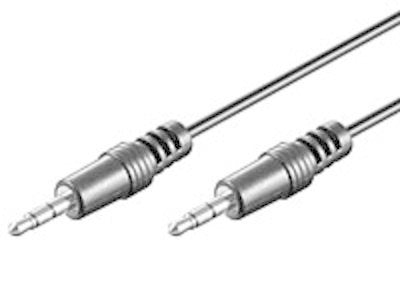EAN 4260283115730 - MediaRange 1m, 3.5mm - 3.5mm cable de audio 3,5mm Negro imagen 1