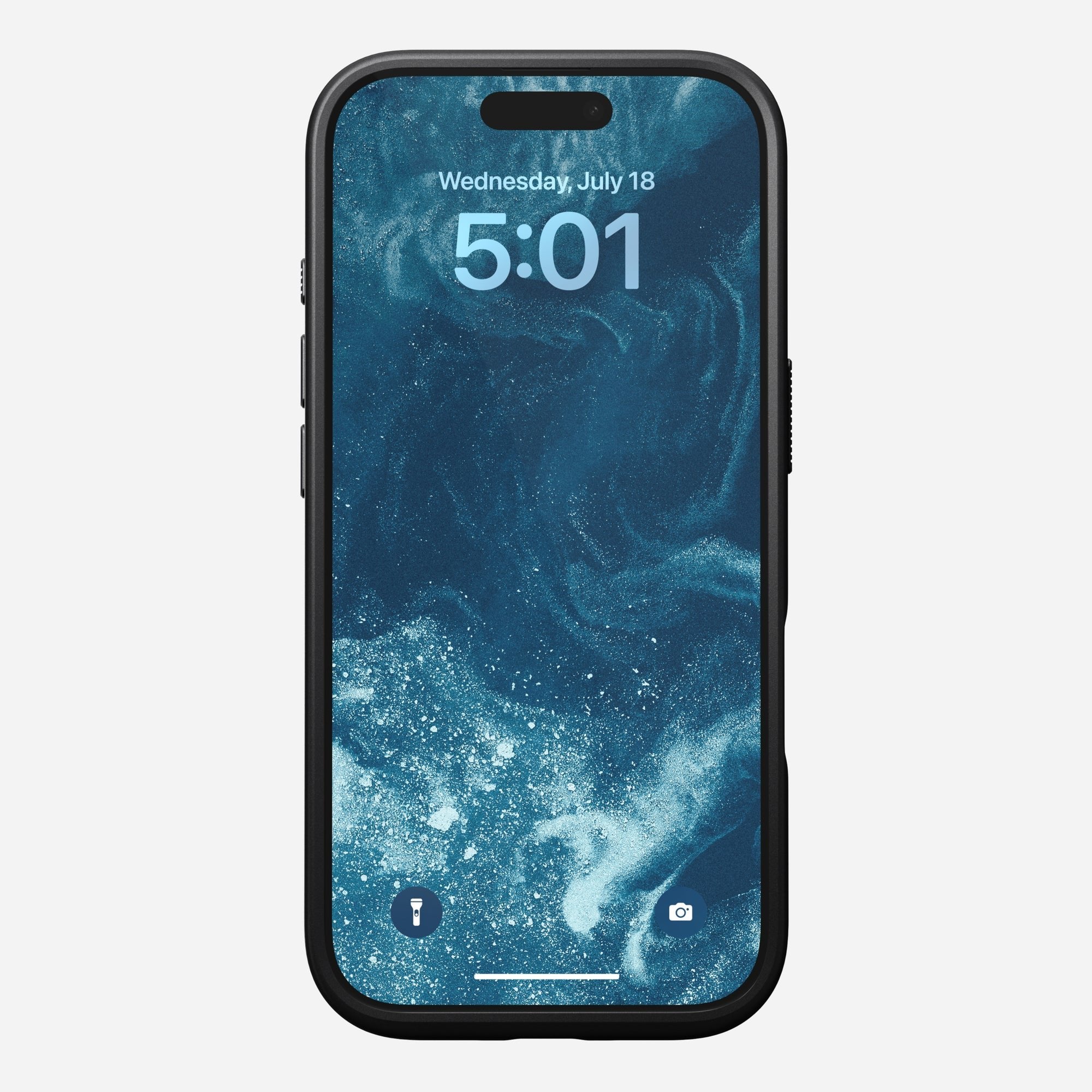 Nomad Modern Leather Case Iphone 16 Pro Black