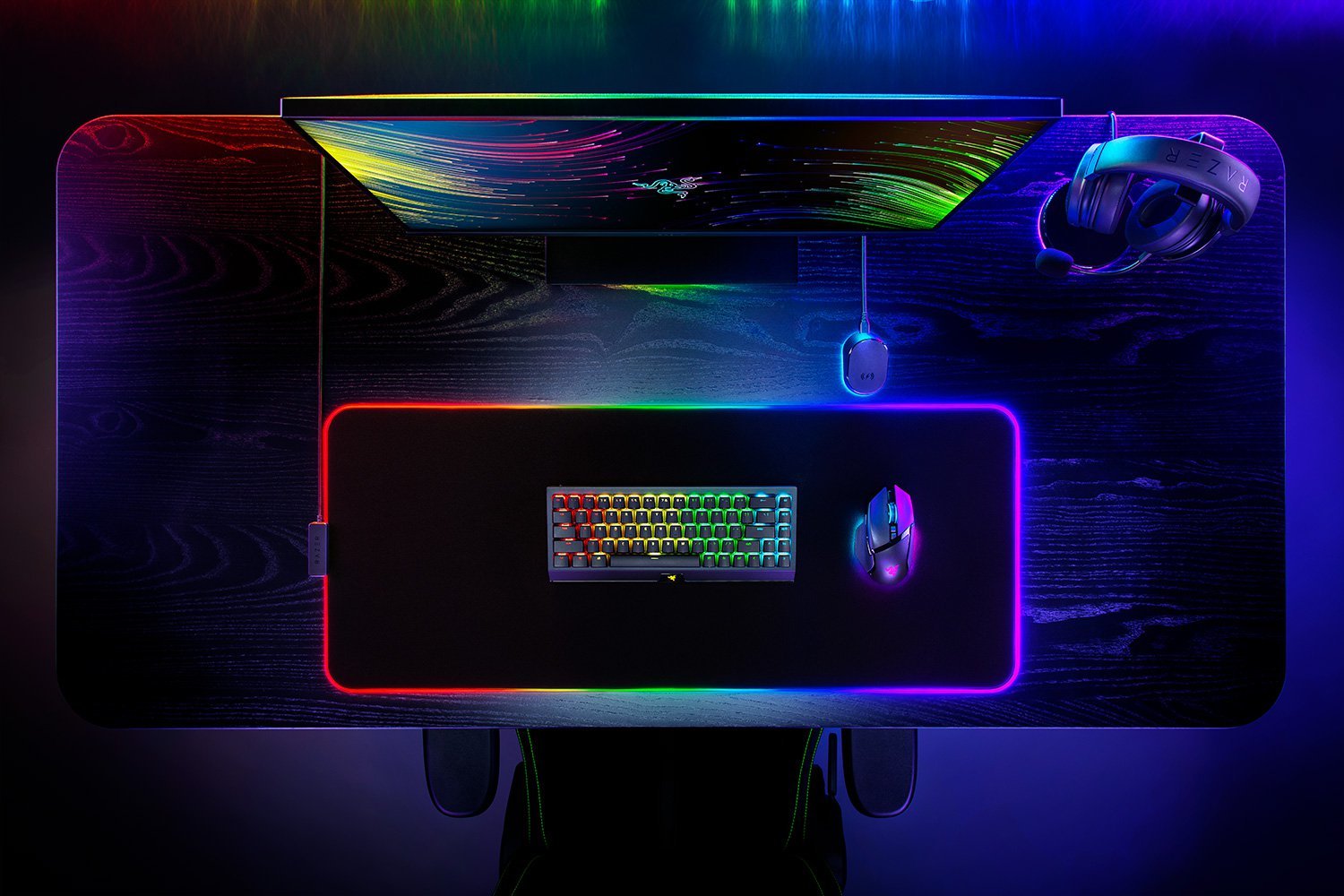 EAN 8887910063071 - Razer Strider Chroma Alfombrilla de ratón para juegos Negro imagen 6