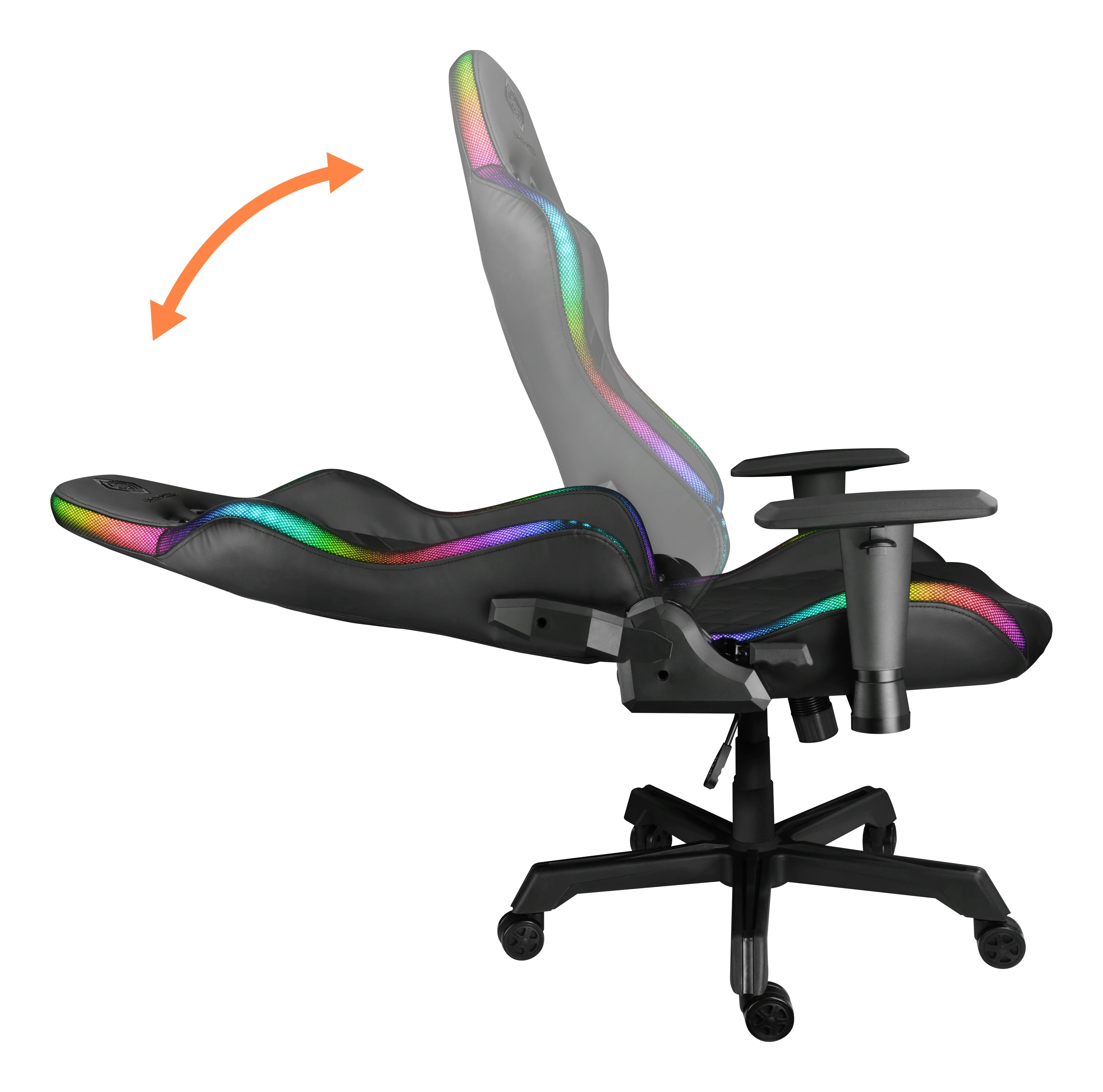Deltaco Gaming Silla De Gaming Rgb Pch90 Silla Gamer Con Reposabrazos
