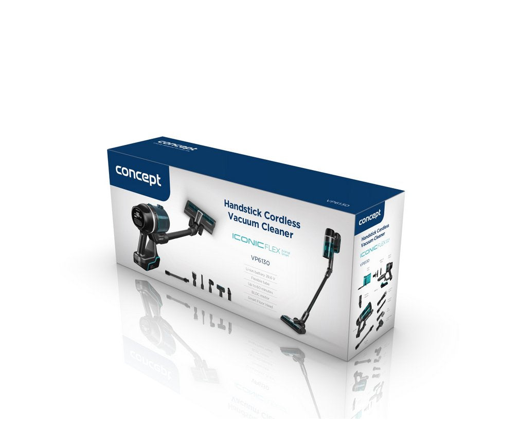 EAN 8595631020333 - Concept VP6130 aspiradora de pie y escoba eléctrica Aspiradora escoba 2 en 1 Batería Secar HEPA Sin bolsa imagen 6