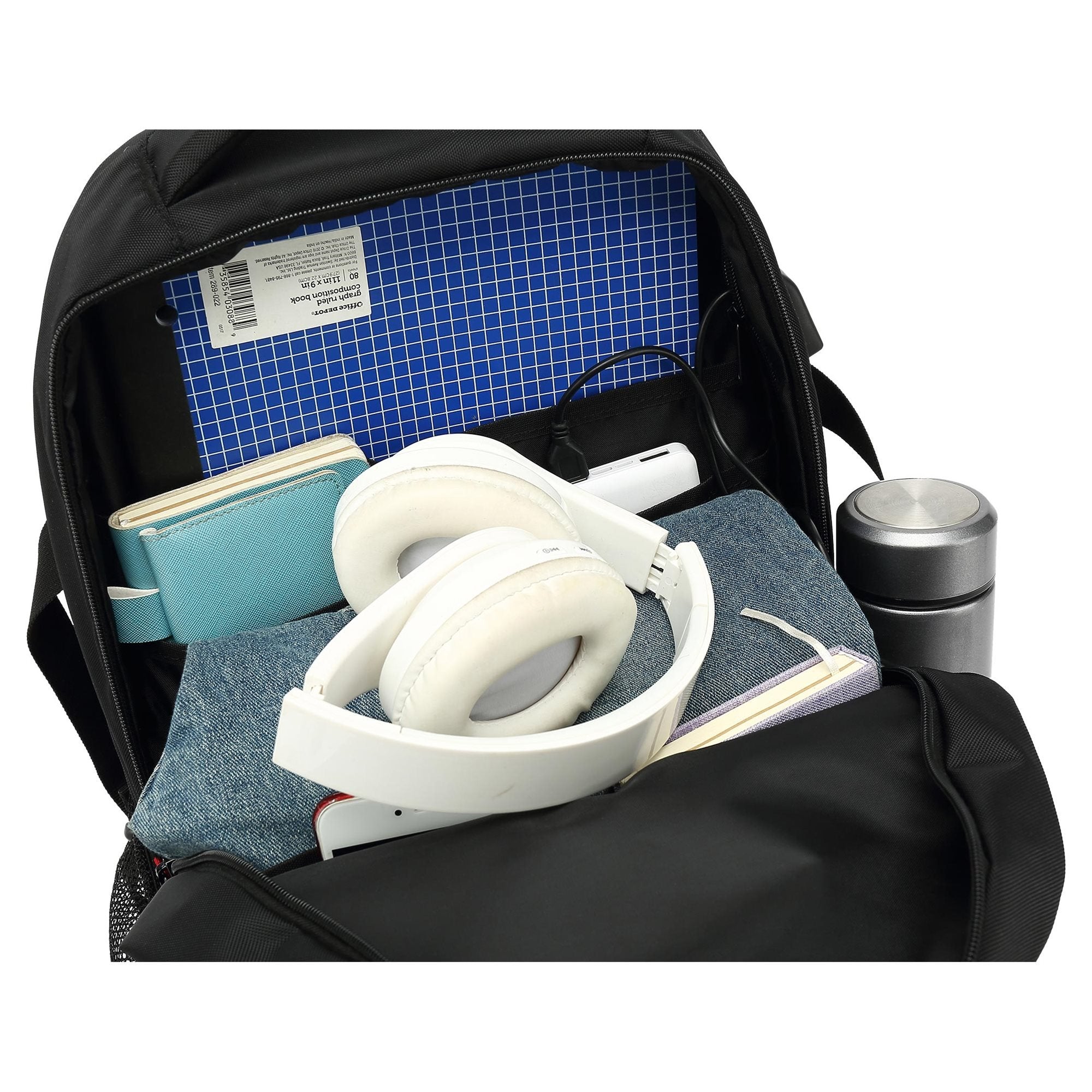 EAN 8590669304271 - YENKEE YBB 1502 maletines para portátil 39,6 cm (15.6") Mochila Negro imagen 7