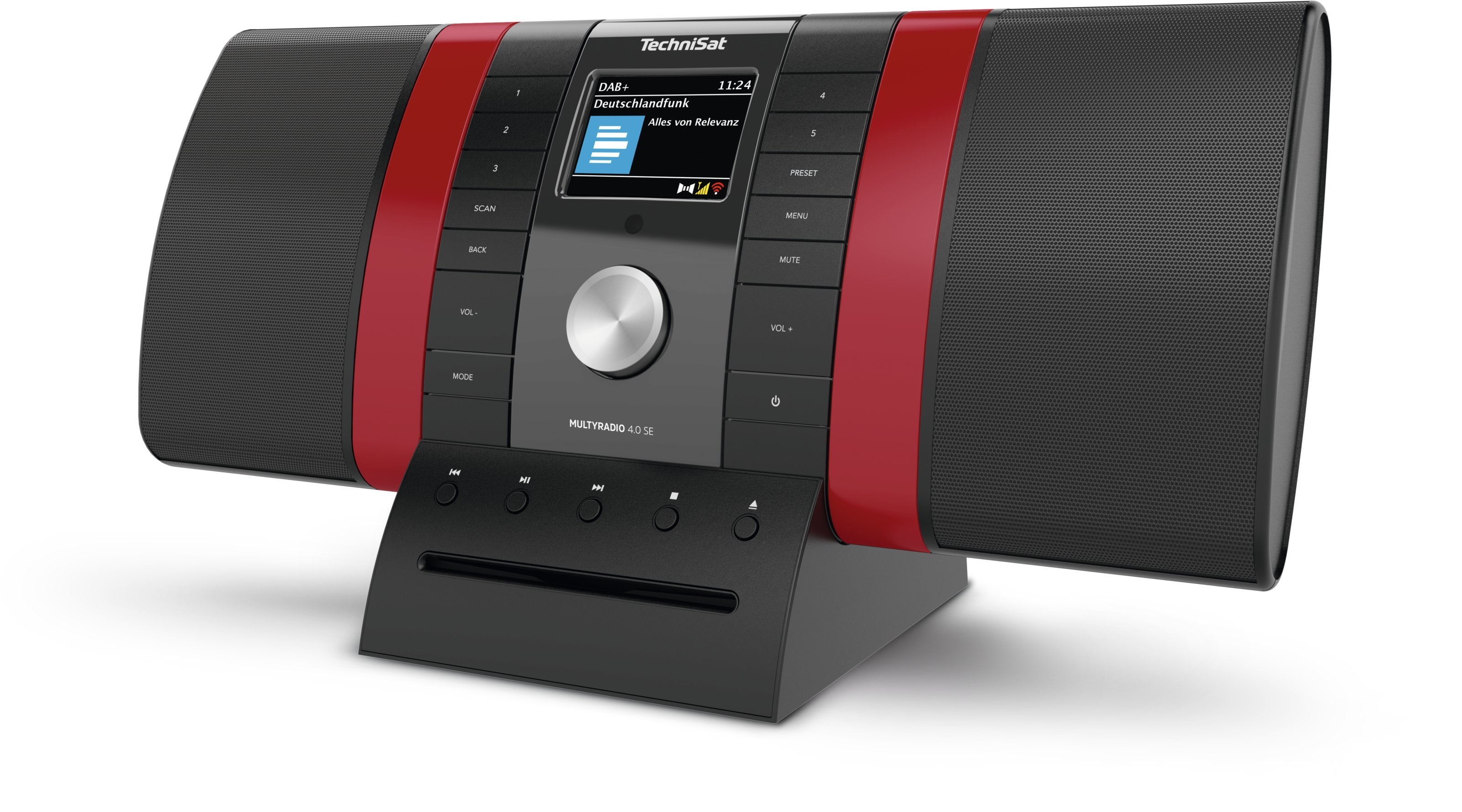 EAN 4019588239838 - TechniSat MULTYRADIO 4.0 Internet Analógico y digital Negro, Rojo imagen 3