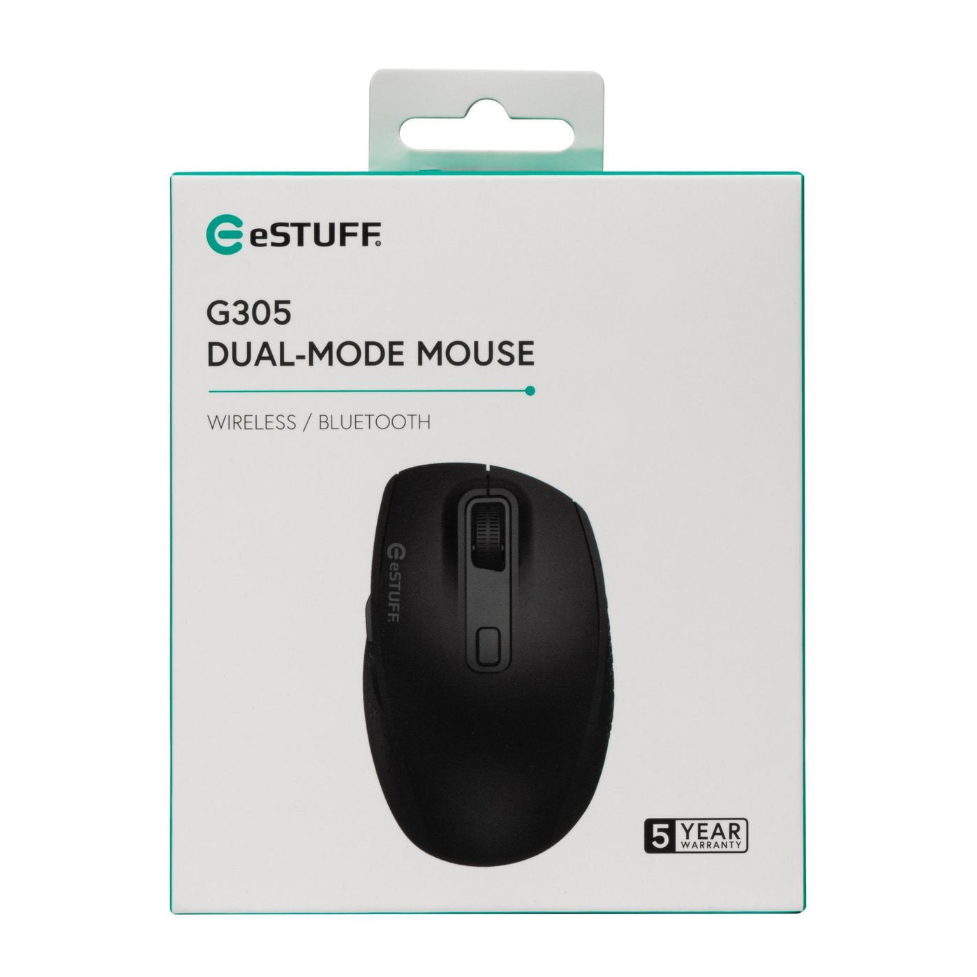 EAN 5704174593669 - eSTUFF GLB214002 ratón Oficina Mano derecha RF Wireless + Bluetooth IR LED 1800 DPI imagen 2