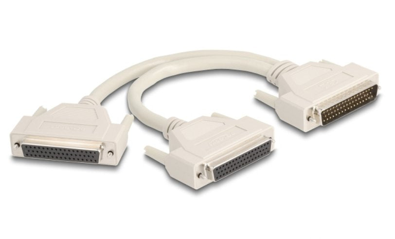 Adapter Y-Cable Splitter D-Sub Hd 50 Pin Stecker Zu 2 X D-Sub Hd 50 Pin Buchse Mit Schrauben 30 Cm