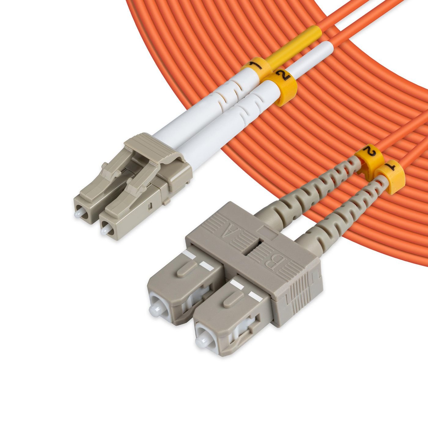 Microconnect Lc/Pc-Sc/Pc 1m Cable De Fibra Optica Naranja