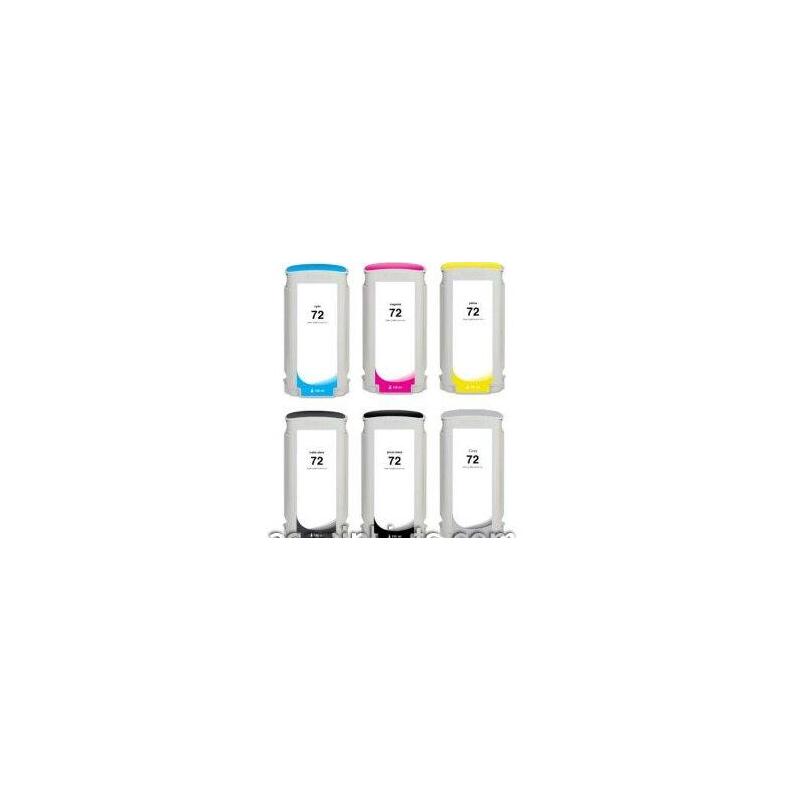 130ml Dye Pbk Para Hp Designjet T1100,T1200,T1300,T2300, 72