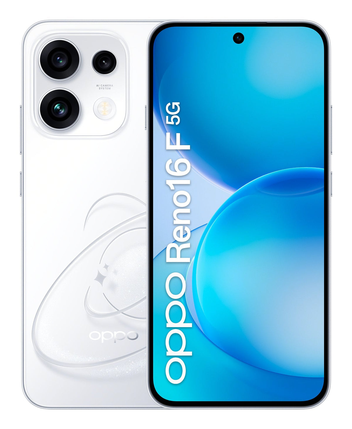 Oppo Reno16 F Blanco 256 Gb 8 Gb Ram 6.57" Amoled Mediatek Dimensity 7300 6500 Mah