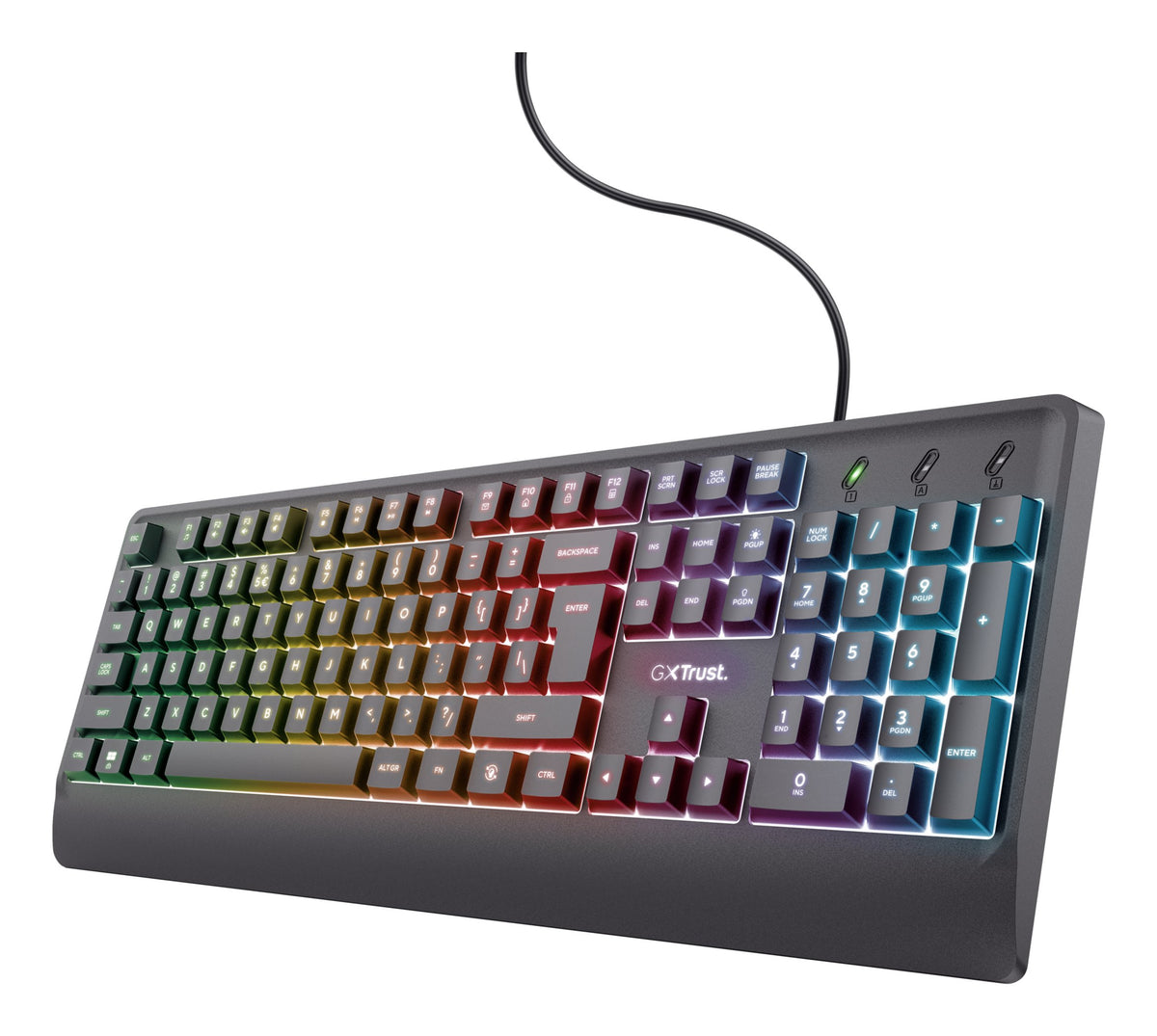EAN 8713439251555 - Trust GXT 792 QUADROX teclado Ratón incluido Juego USB QWERTY Inglés de EE. UU. Negro imagen 3